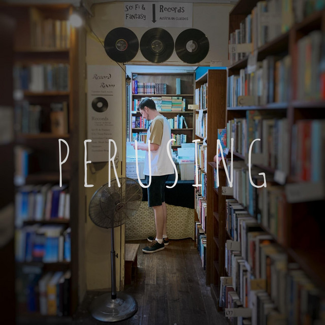 Perusing cover art