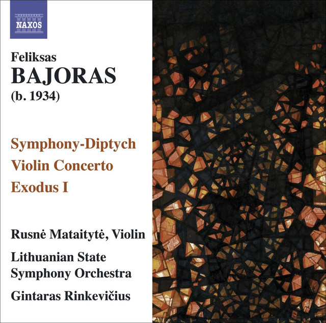 Bajoras, F.: Symphony-Diptych / Violin Concerto / Exodus I cover art