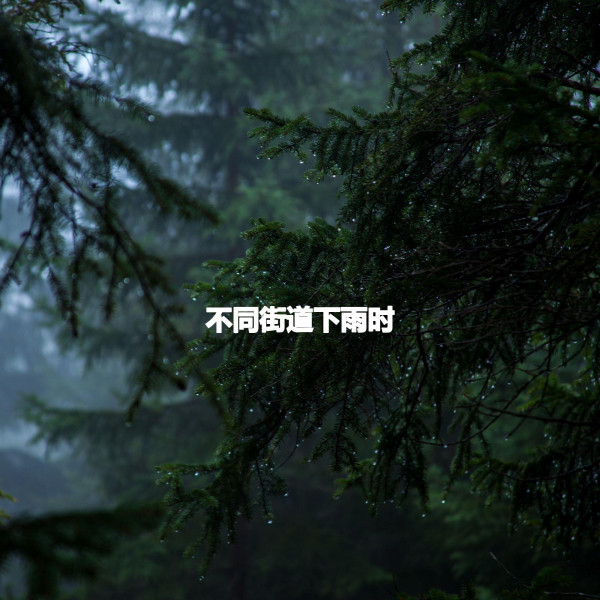 不同街道下雨时 cover art
