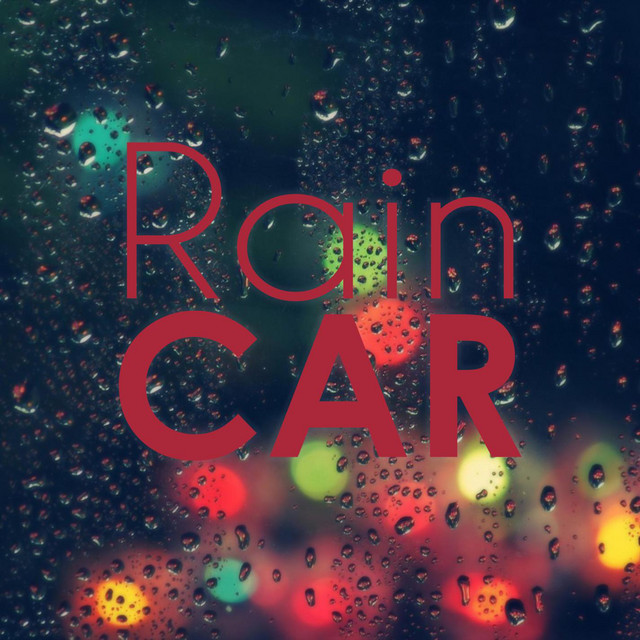Rain on a car roof cover art