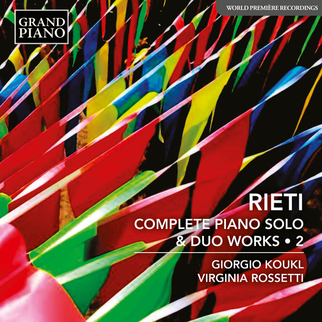 Rieti: Complete Piano Solo & Duo Works, Vol. 2 cover art