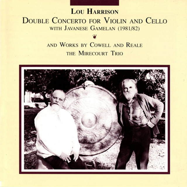 Harrison: Double Concerto for Violin & Cello with Javanese Gamelan cover