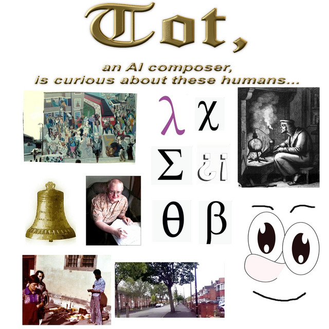 Tot, an AI composer, is curious about these humans cover art