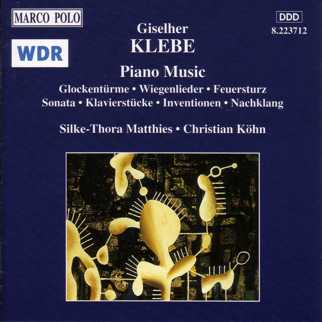 Klebe: Glockenturme / Wiegenlieder / Feuersturz / Sonata, Op. 4 cover