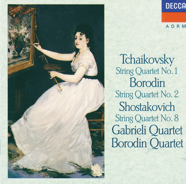 Tchaikovsky: String Quartet No.1 / Borodin: String Quartet No.2 / Shostakovich: String Quartet No.8 cover art