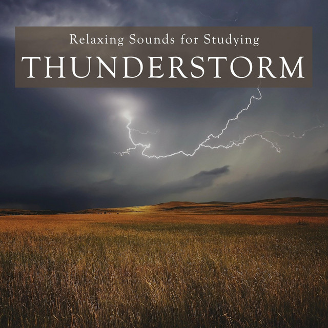 Relaxing Sounds for Studying: Thunderstorm cover art