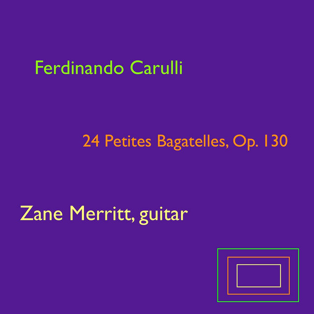 Ferdinando Carulli: 24 Petites Bagatelles, Op. 130 cover art