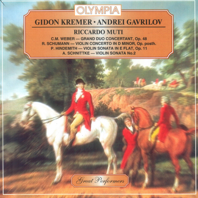 Schumann: Concerto - Schnittke: Violin Sonata