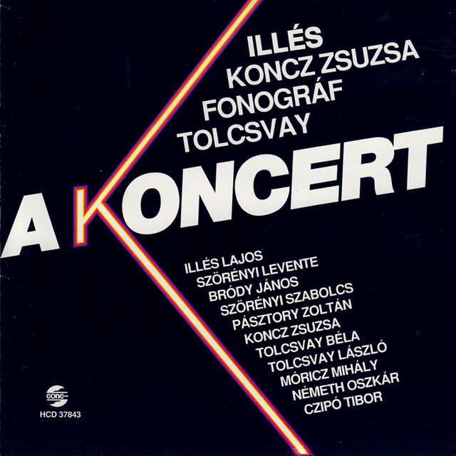 A koncert cover art