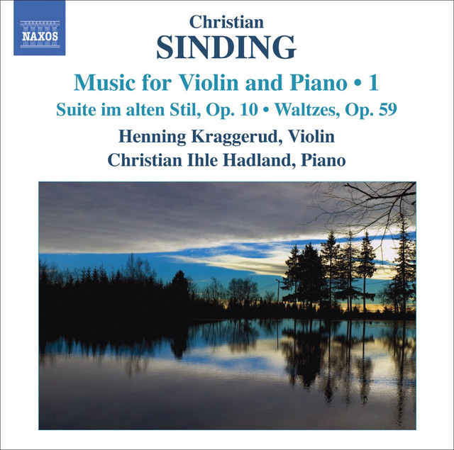 Sinding: Music for Violin & Piano, Vol. 1 cover art
