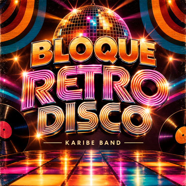 Bloque Retro Disco: Chica Yeyé / Rock de la Cárcel / La Plaga / We Go Together / You're The One That I Want / Walking On Sunshine / You Should Be Dancing / Hot Stuff / That's The Way / Funkytown cover