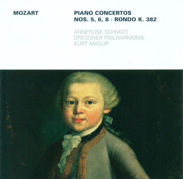 Mozart: Piano Concertos Nos. 5, 6, 8 & Rondo, KV 382 cover art