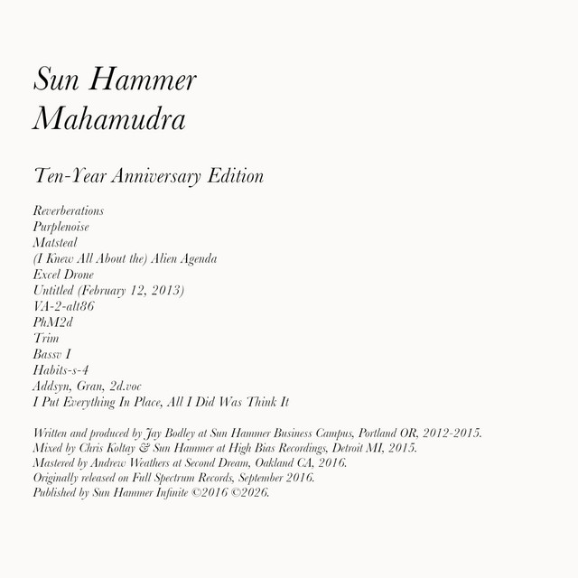Mahamudra (Ten-Year Anniversary Edition) cover