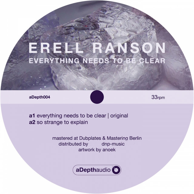 Everything Needs To Be Clear cover art