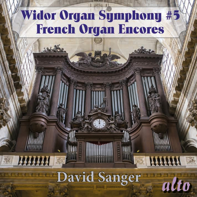 Widor: Organ Symphony No. 5, French Organ Encores cover art