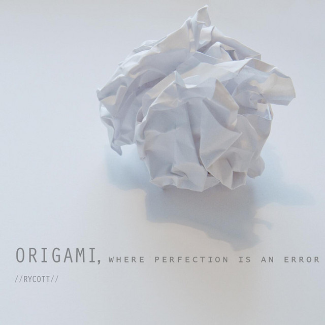 Origami, Where Perfection Is an Error cover art