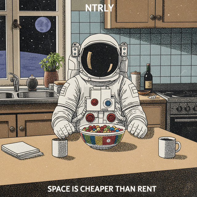 Space is cheaper than rent cover art