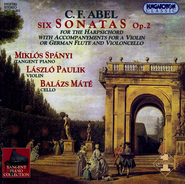 Abel: 6 Keyboard Sonatas, Op. 2 cover art