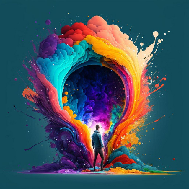 Colorful cover art