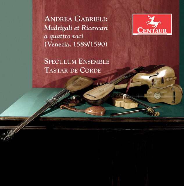 Gabrieli: Madrigali et ricercai à 4 voci cover