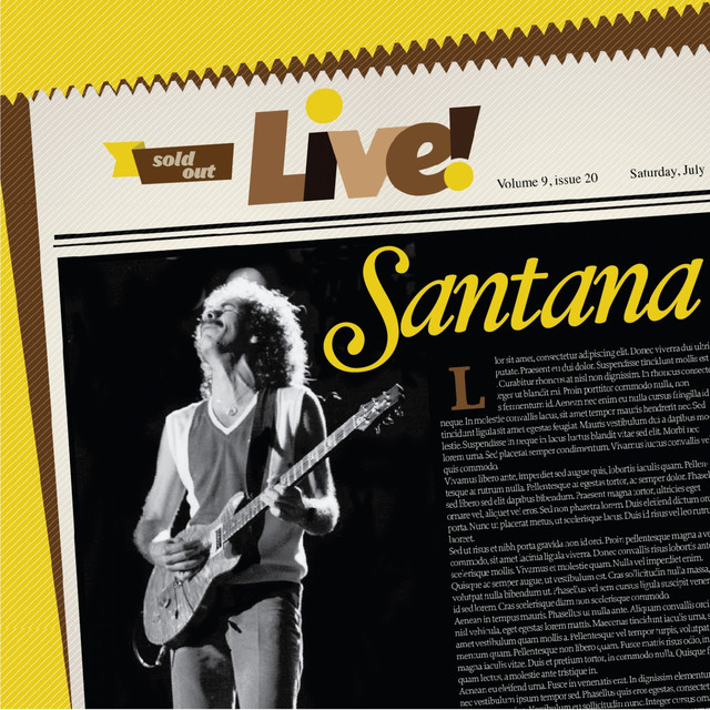 Santana Live! cover art