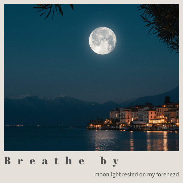 moonlight rested on my forehead cover