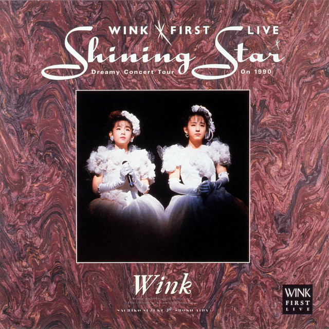 Wink First Live Shining Star - Dreamy Concert Tour on 1990