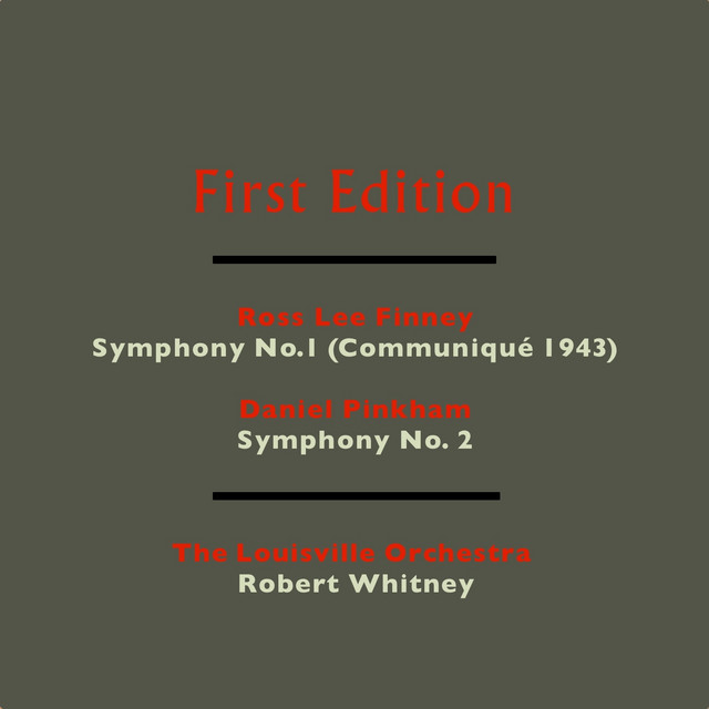 Ross Lee Finney: Symphony No. 1 (Communiqué 1943) - Daniel Pinkham: Symphony No. 2 cover art