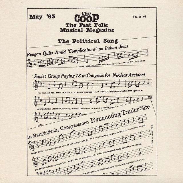 The CooP: Fast Folk Musical Magazine (May 1983, Vol. 2, No. 4): The Political Song cover