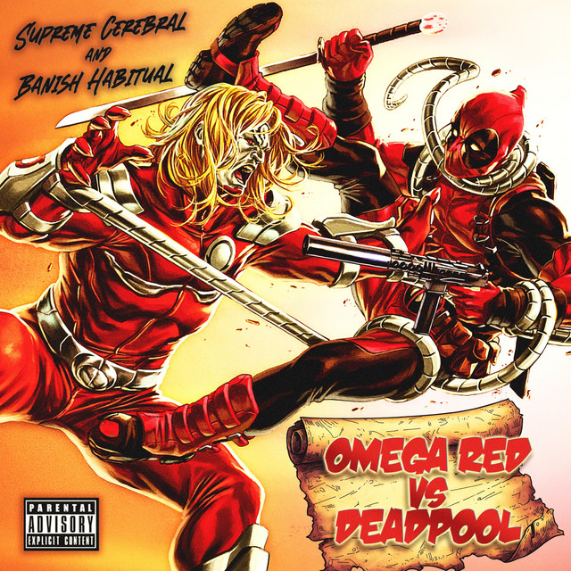 Omega Red vs Deadpool cover art