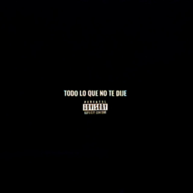 TODO LO QUE NO TE DIJE cover art