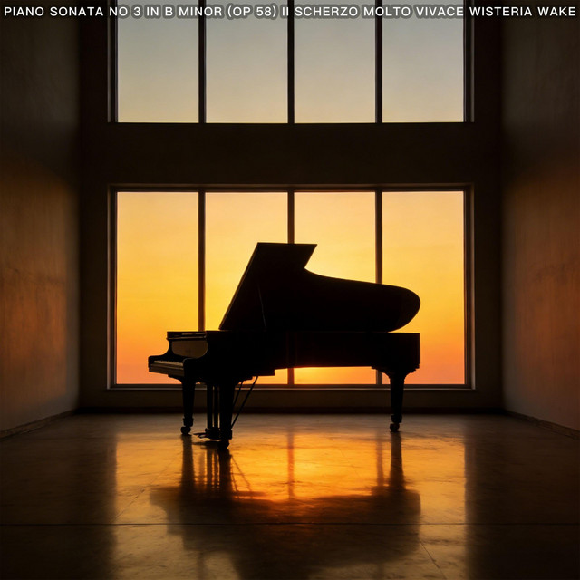 Piano Sonata No 3 in B Minor (Op 58) II Scherzo Molto Vivace Wisteria Wake