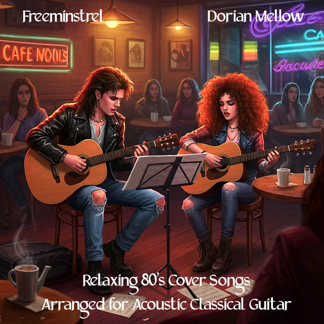 Relaxing 80's Cover Songs Arranged for Acoustic Classical Guitar (Instrumental Version) cover art
