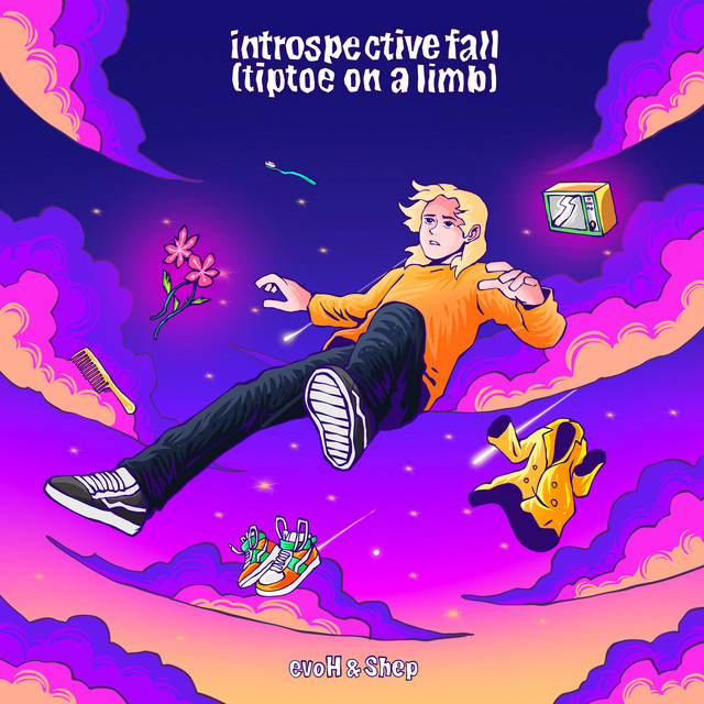 introspective fall (tiptoe on a limb)