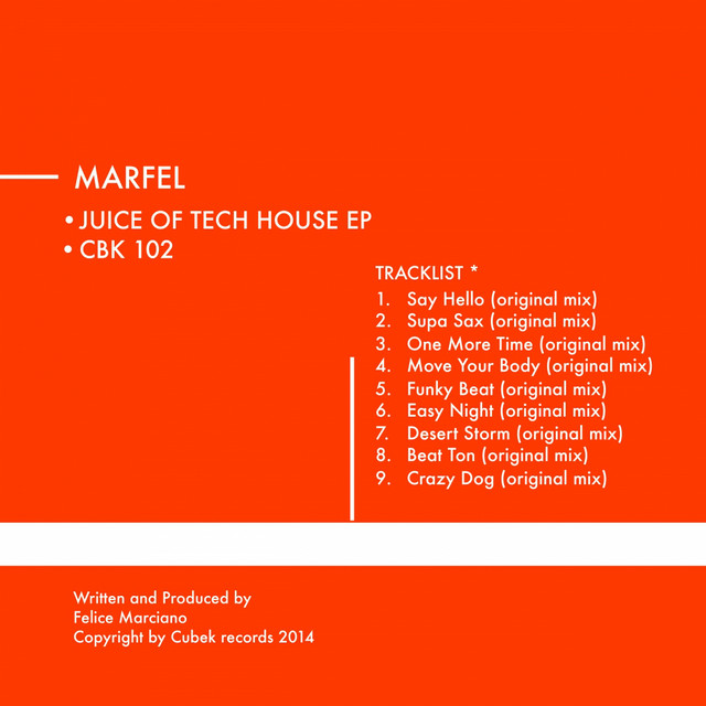 Juice of Tech House cover art