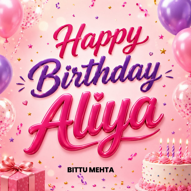 Happy Birthday Aliya
