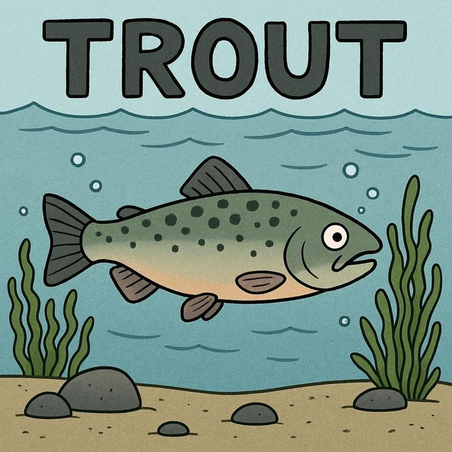 Album cover for Trout (prod. White Hot) by Fabio de la Life