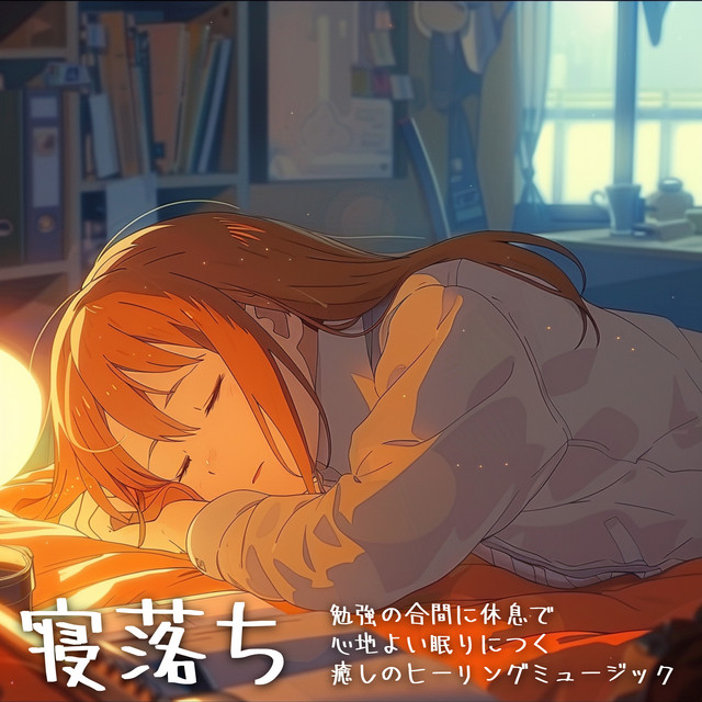 Falling asleep: soothing healing music for a restful and comfortable sleep between studies. cover art