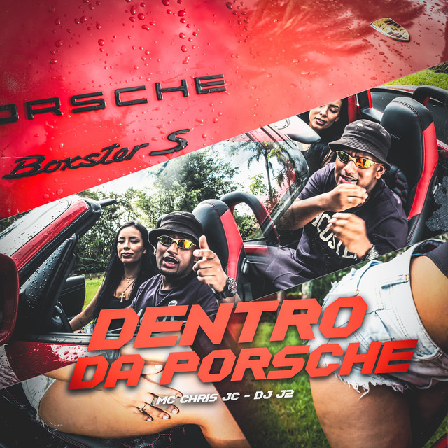 Dentro da Porsche