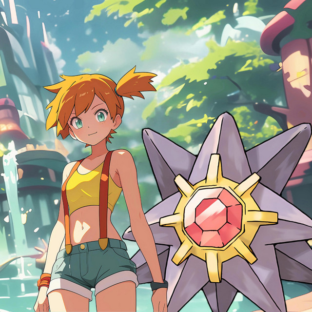 Misty and Starmie (Kanto Gym Leaders Series) cover art