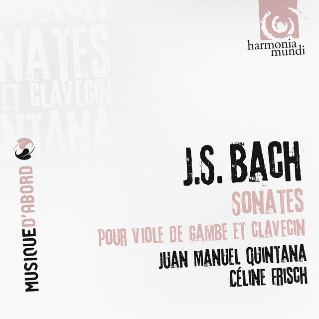 J.S. Bach: Sonates pour viole de gambe et clavecin cover art