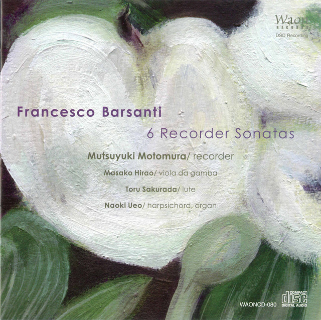 Barsanti: 6 Recorder Sonatas, Op. 1 cover art