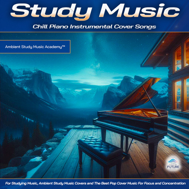 Study Music: Chill Piano Instrumental Cover Songs For Studying Music, Ambient Study Music Covers and The Best Pop Cover Music For Focus and Concentration cover art