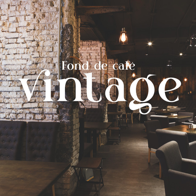 Fond de café vintage cover art