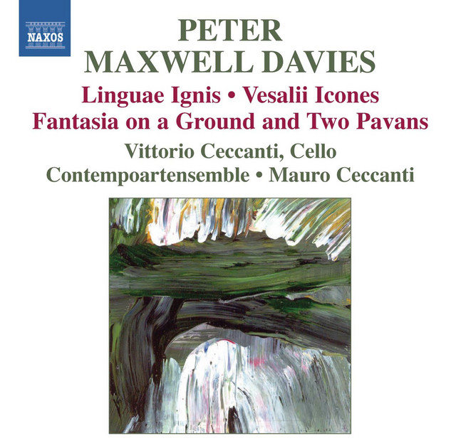 Maxwell Davies: Linguae ignis - Vesalii Icones cover art