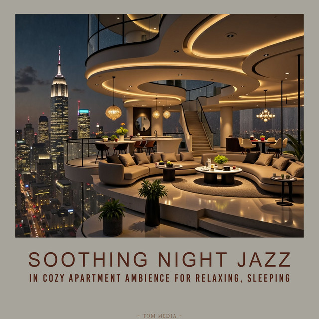 Soothing Night Jazz in Cozy Apartment Ambience for Relaxing, Sleeping cover art