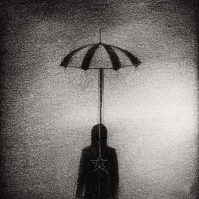 BLACKNWHITEUMBRELLA cover art