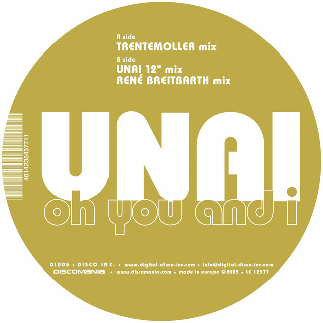 Oh You And I cover art