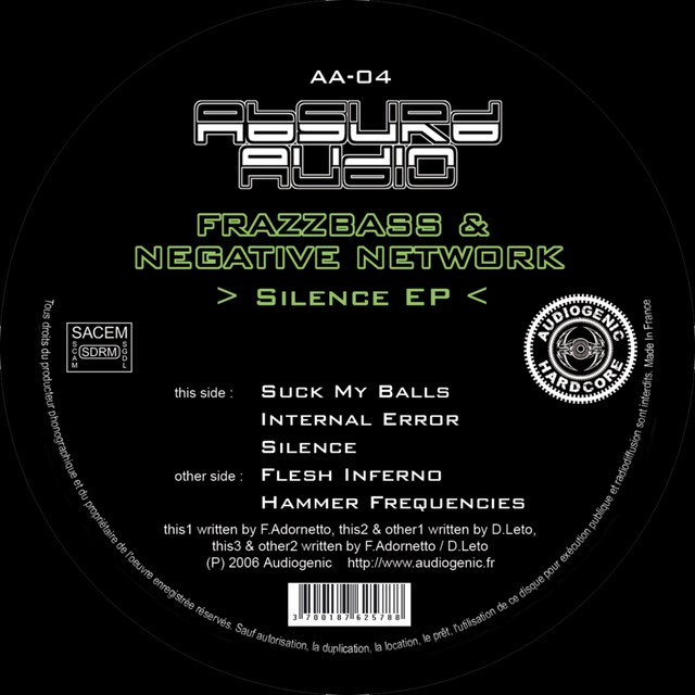 Frazzbass & Negative Network cover