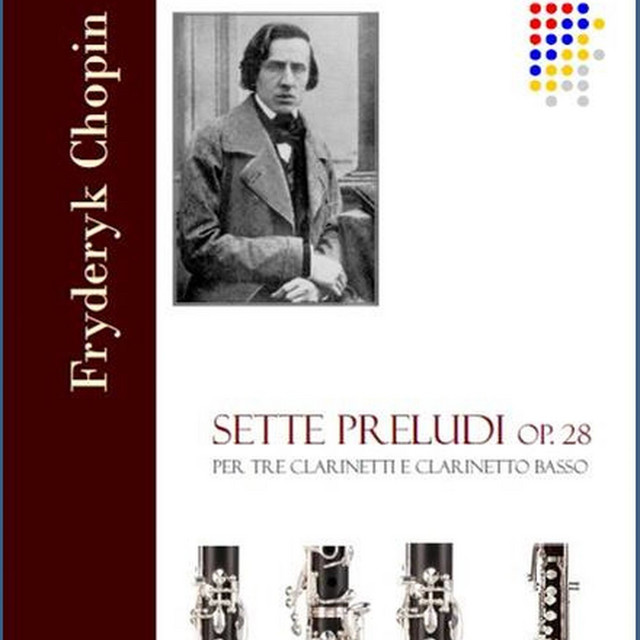 SETTE PRELUDI OP. 28 PER QUARTETTO DI CLARINETTI